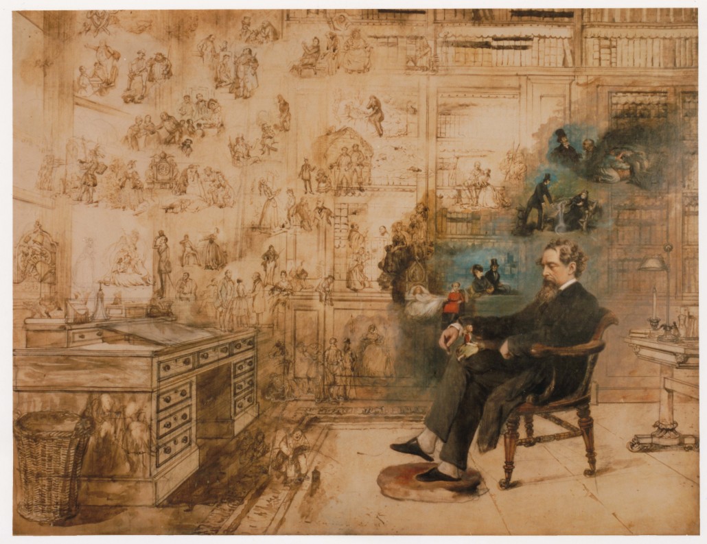 'Dickens' Dream' by R.W. Buss. Image courtesy of the Charles Dickens Museum
